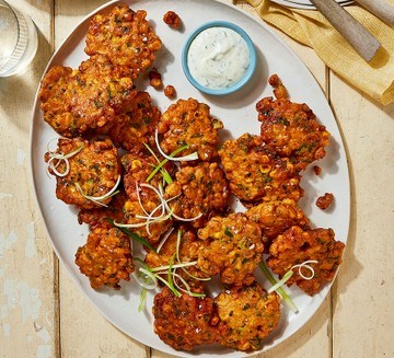 Sweetcorn fritters