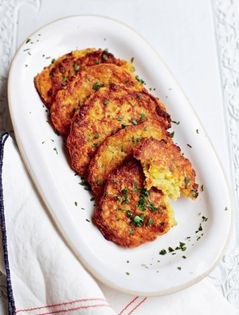 Sweetcorn fritters (Galettes de maïs)
