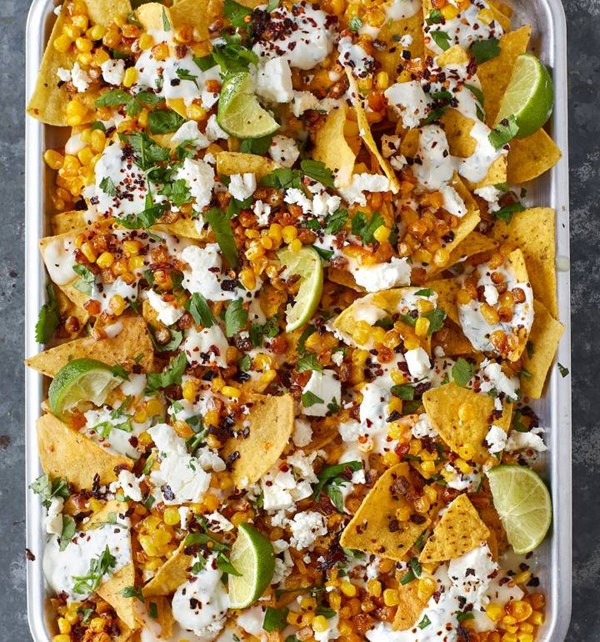 Sweetcorn nachos