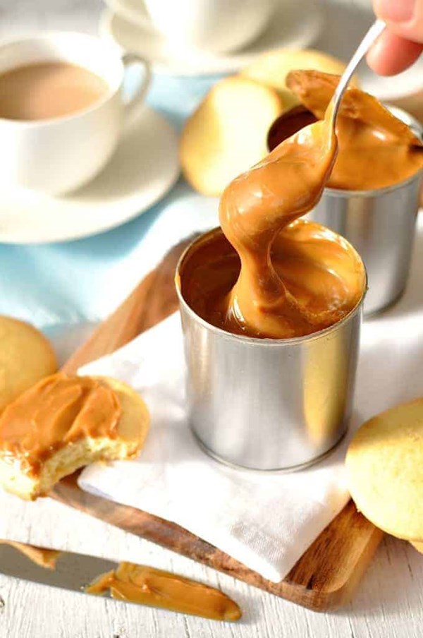 Sweetened condensed milk caramel (Dulce de leche)