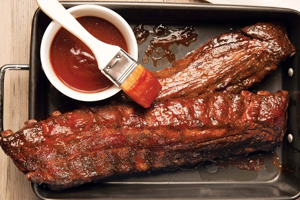 Sweetie Pie’s tender oven-baked St. Louis-style BBQ ribs