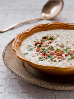 Swimming chickpeas