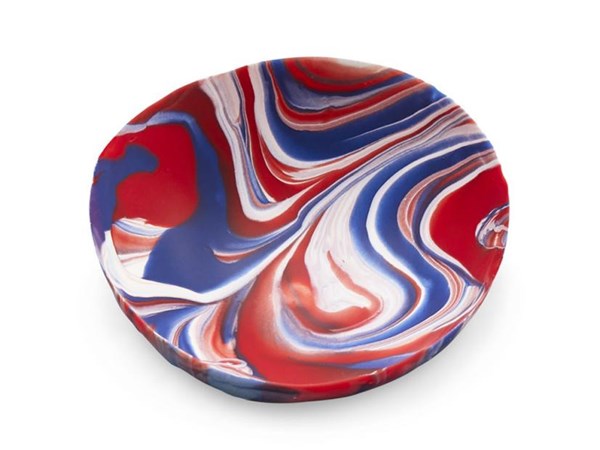 Swirled edible bowls 