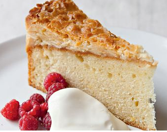 Swiss almond cake