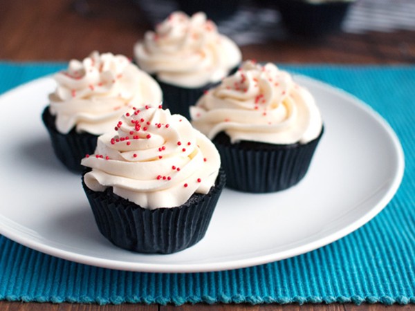 Swiss buttercream, or Swiss meringue buttercream