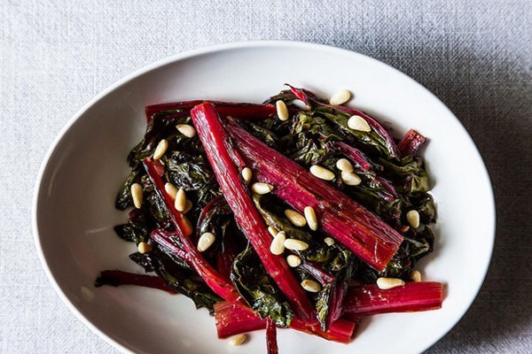 Swiss chard agrodolce