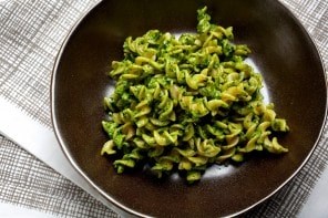 Swiss chard and rosemary pesto pasta