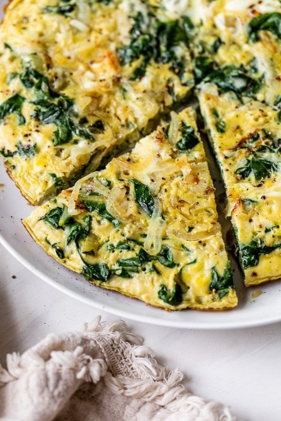 Swiss chard frittata