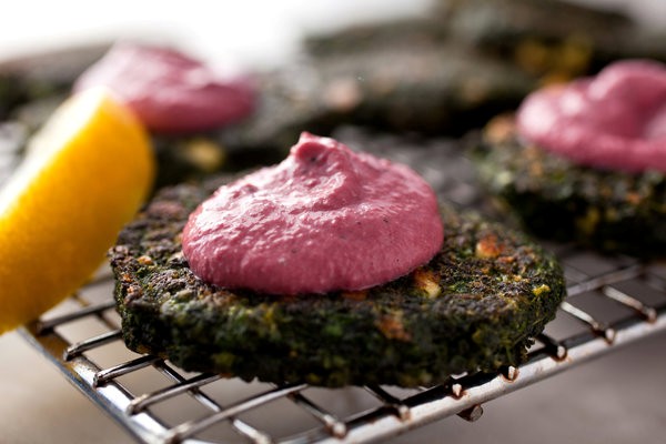 Swiss chard fritters