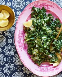 Swiss chard with ginger and cumin