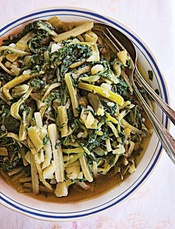 Swiss chard with potatoes (Blitva)
