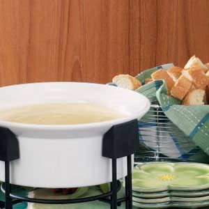 Swiss cheese fondue