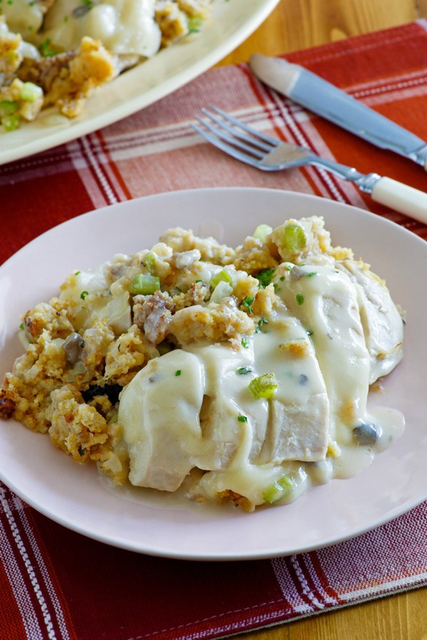 Swiss chicken casserole