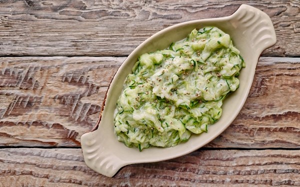 Swiss cucumber salad 