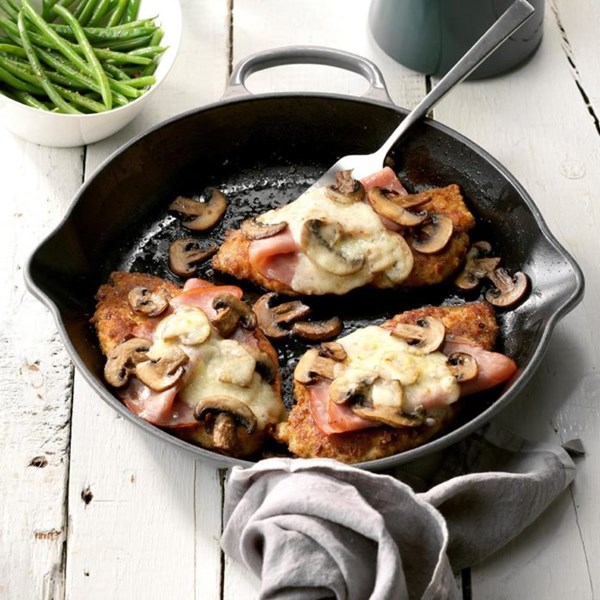 Swiss mushroom chicken 