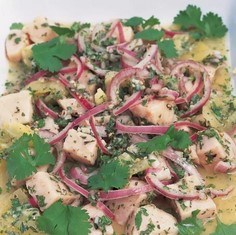 Swordfish ceviche