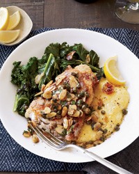 Swordfish piccata