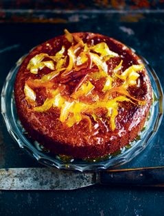 Sybil's sticky orange, Kashmiri chilli and vodka cake