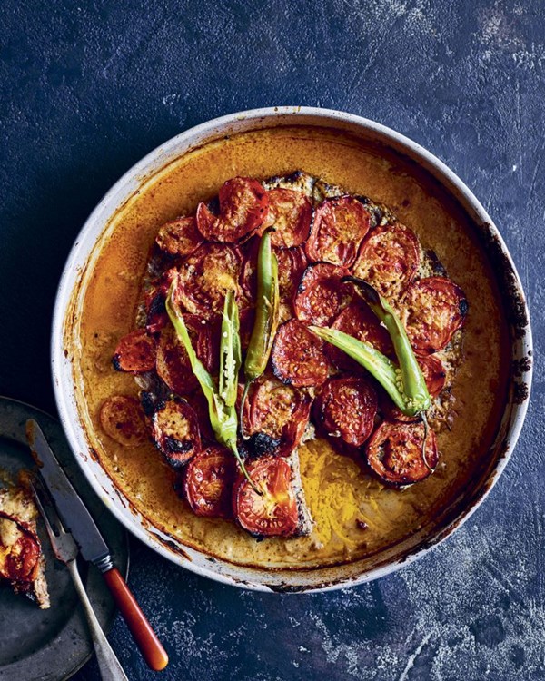 Syrian lamb koftas in tahini sauce (Lahme bi sayniyi)