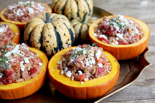 Syrian stuffed pumpkins