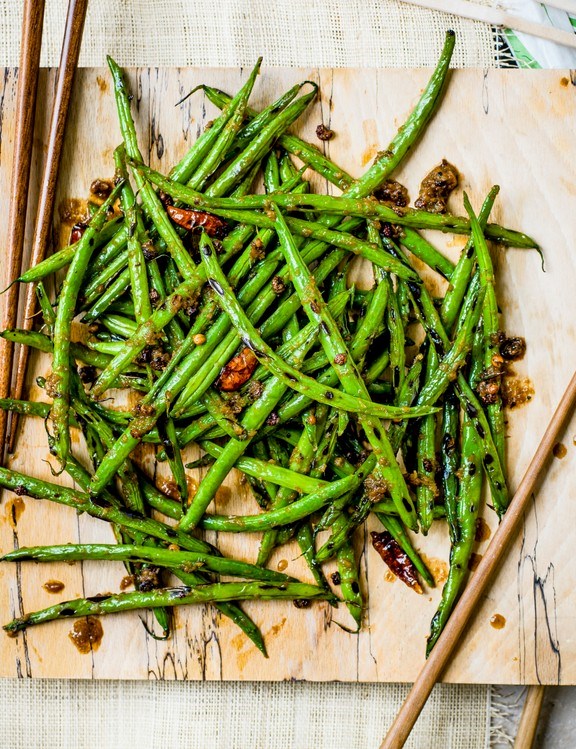 Szechuan dry-fried green beans