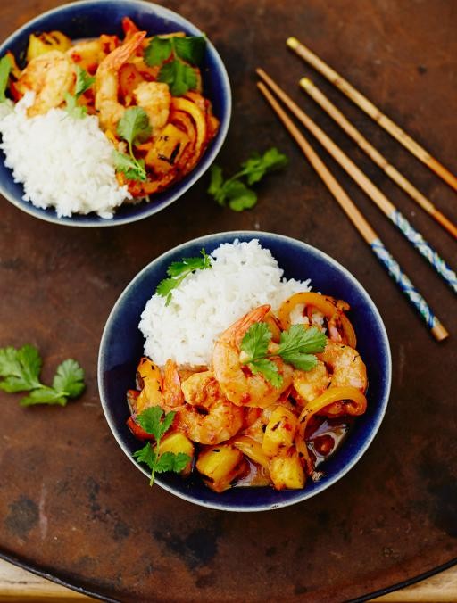 Szechuan sweet & sour prawns