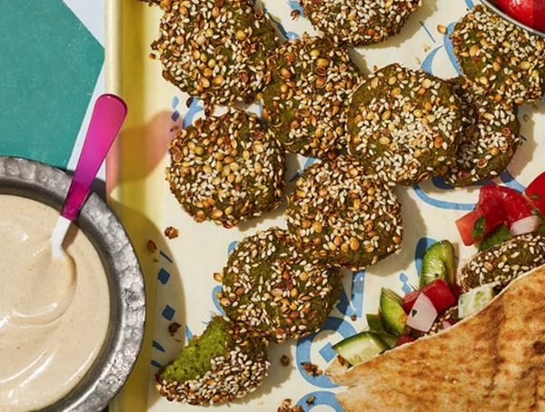 Taameya with tahini sauce