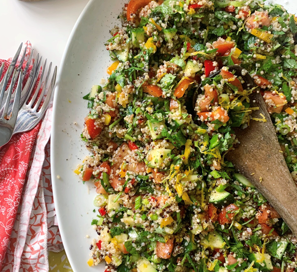 Tabbouleh-ish herb salad