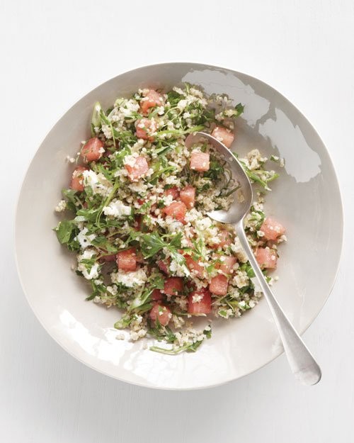 Tabbouleh with watermelon