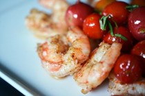 Tabil seasoned sautéed shrimp