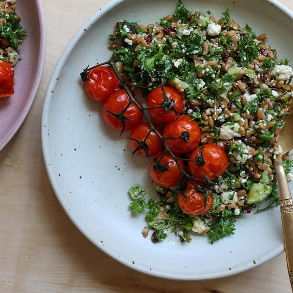 Tabouli with farro