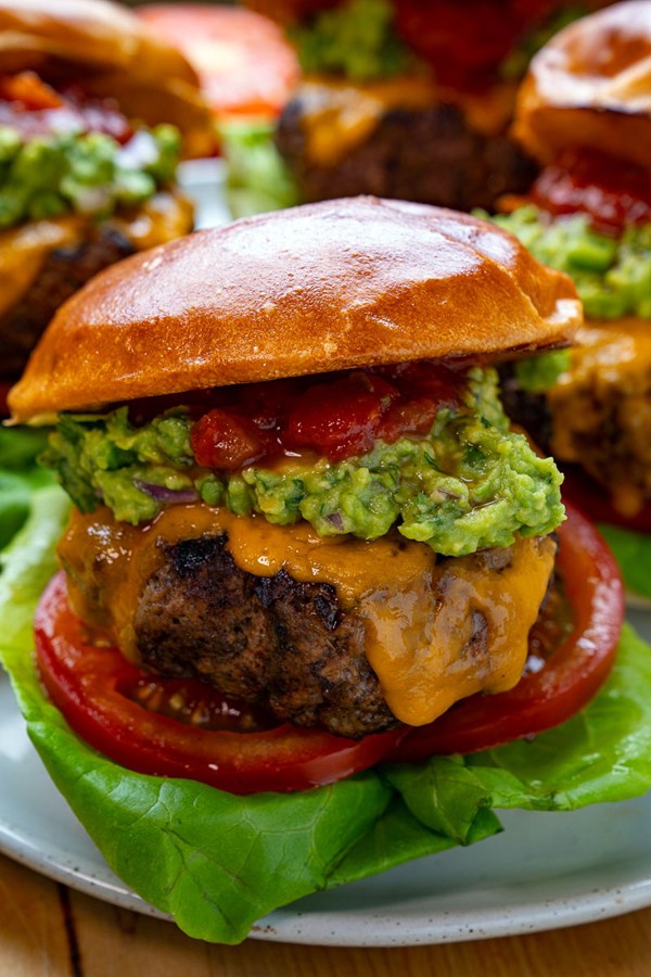 Taco burger