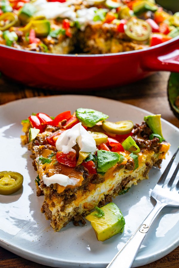 Taco egg casserole