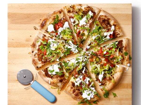 Taco pizza