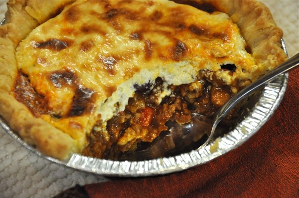 Taco pot pie
