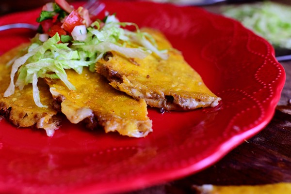 Taco quesadillas