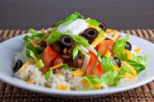 Taco rice