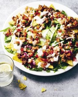 Taco salad chorizo