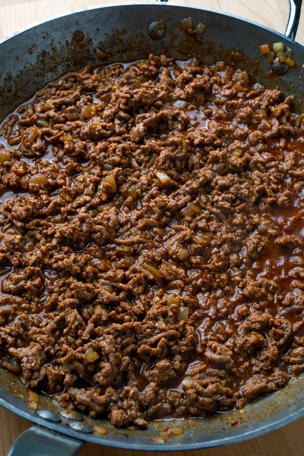 Taco seasoned ground beef