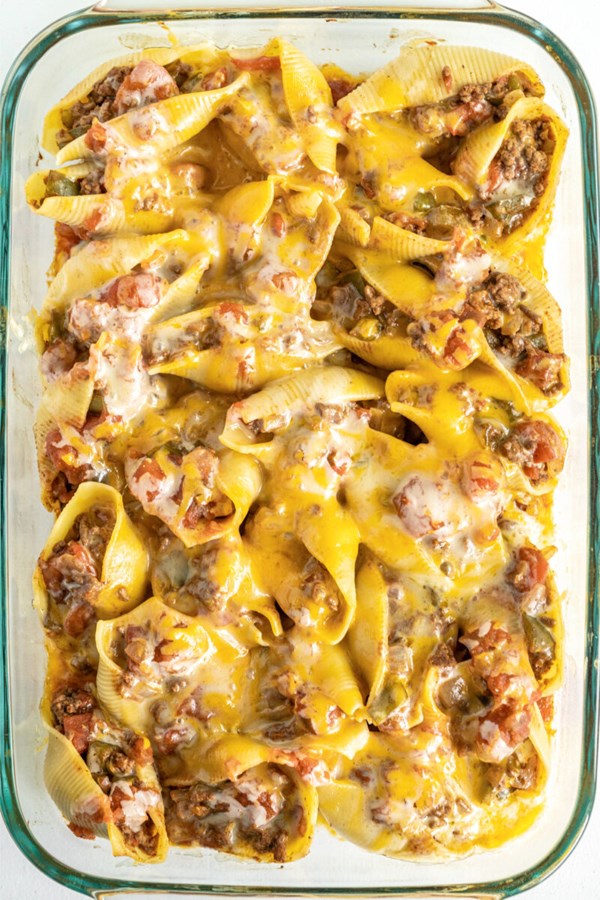 Taco stuffed shells