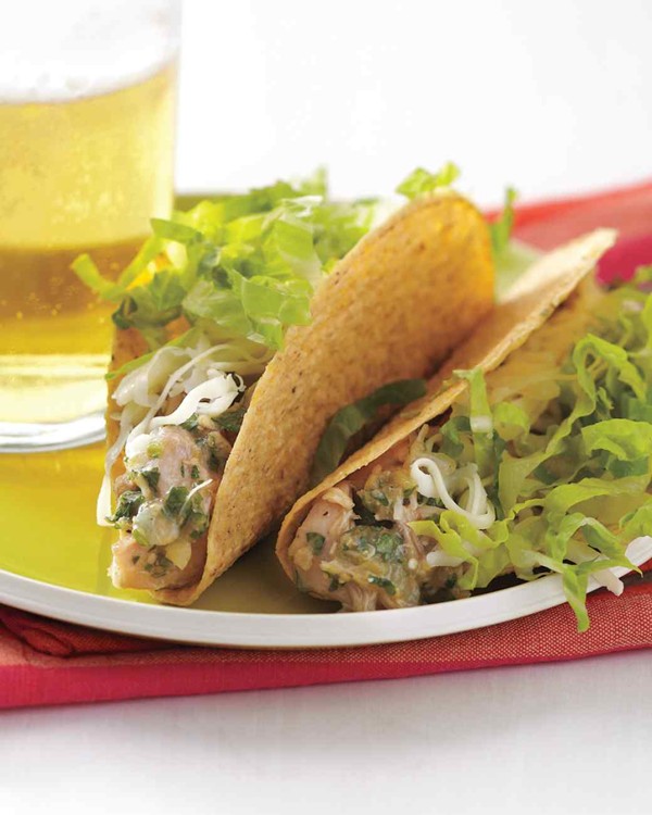 Tacos with tangy cilantro chicken