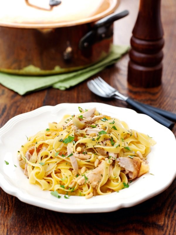 Tagliatelle with chicken from the Venetian ghetto