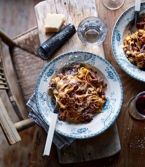 Tagliatelle with venison ragù