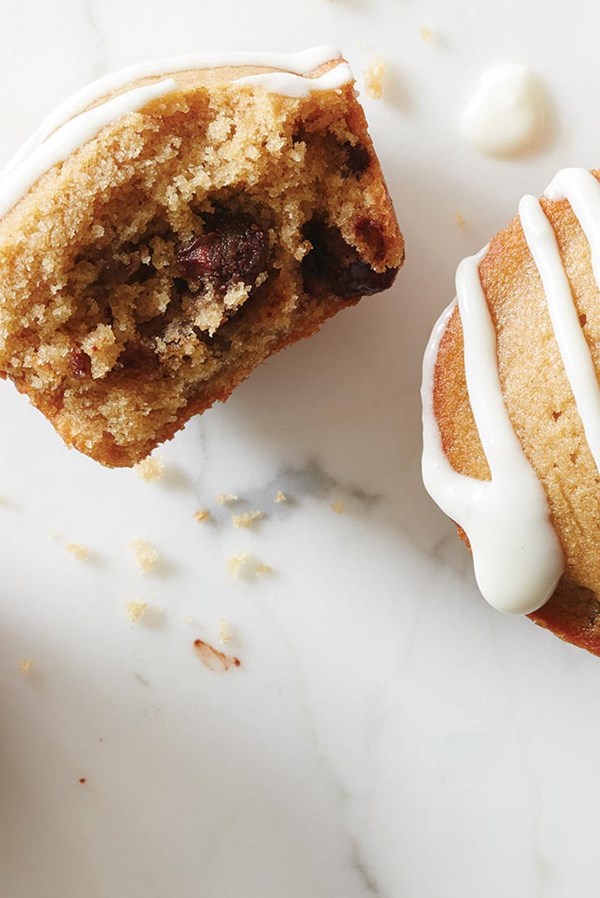 Tahini and coconut muffins