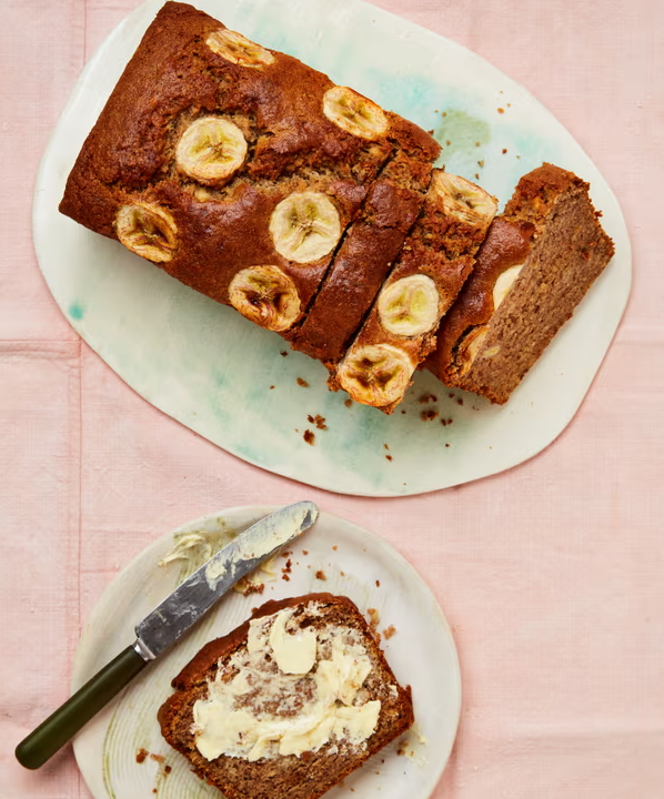 Tahini banana bread