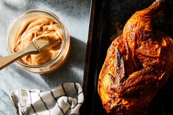 Tahini barbecue sauce