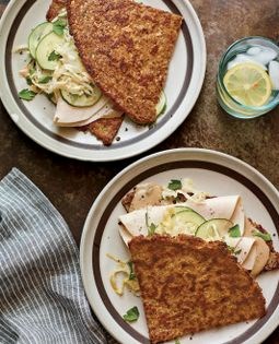 Tahini turkey sandwiches