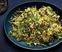 Tahini winter slaw