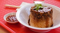 Taiwanese bamboo cup sticky rice