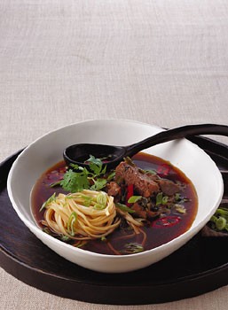 Taiwanese beef noodle soup